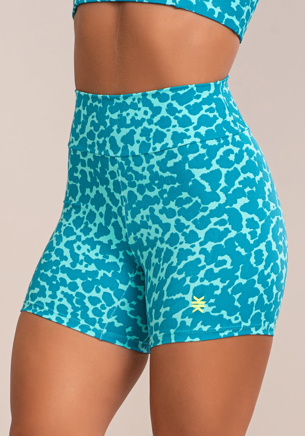 Short Fitness Feminino Euphoria Estampa Spot Blue Dlk – DLK Moda