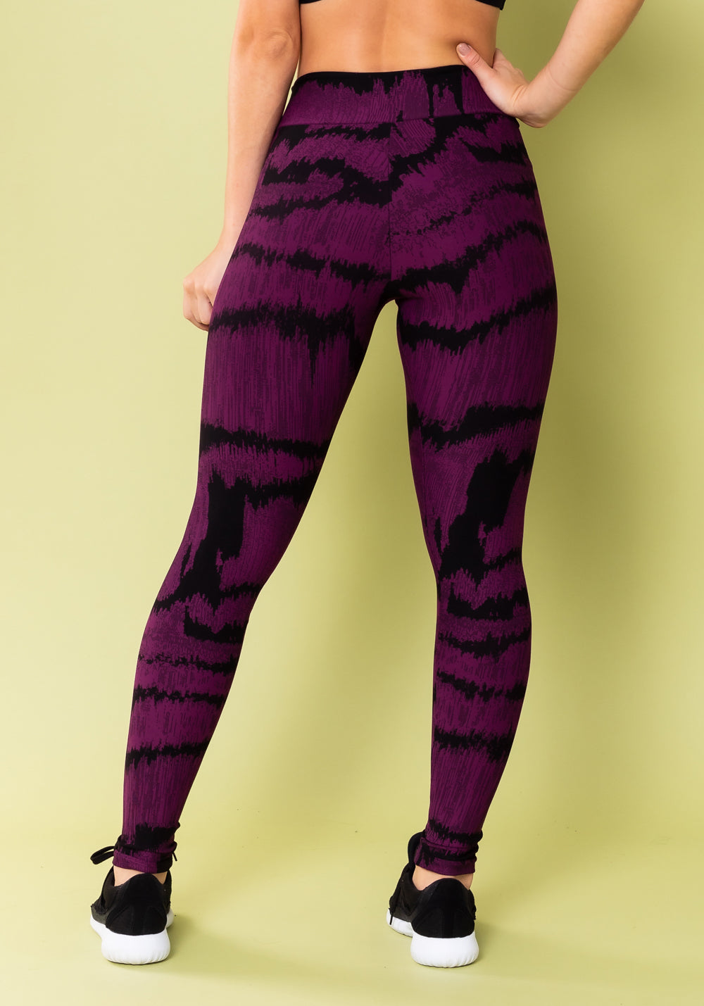 Calça Legging Energy Estampada Frequência Roxo Dlk