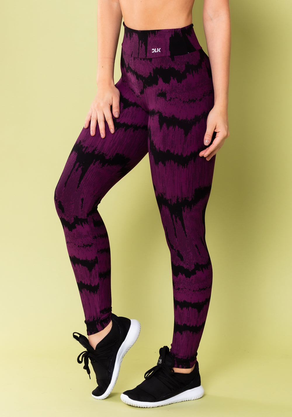 Calça Legging Energy Estampada Frequência Roxo Dlk