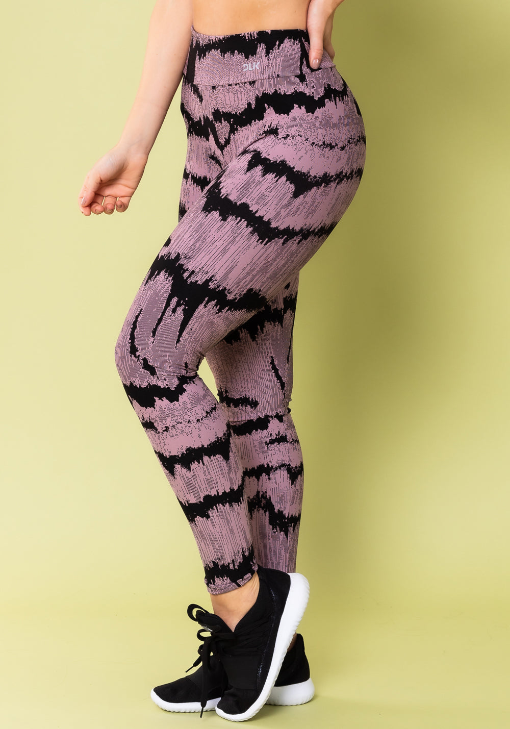 Calça Legging Energy Estampada Frequência Lilás Dlk