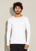 Camiseta Poliamida Manga Longa For Men Com Proteção Uv Branco Dlk