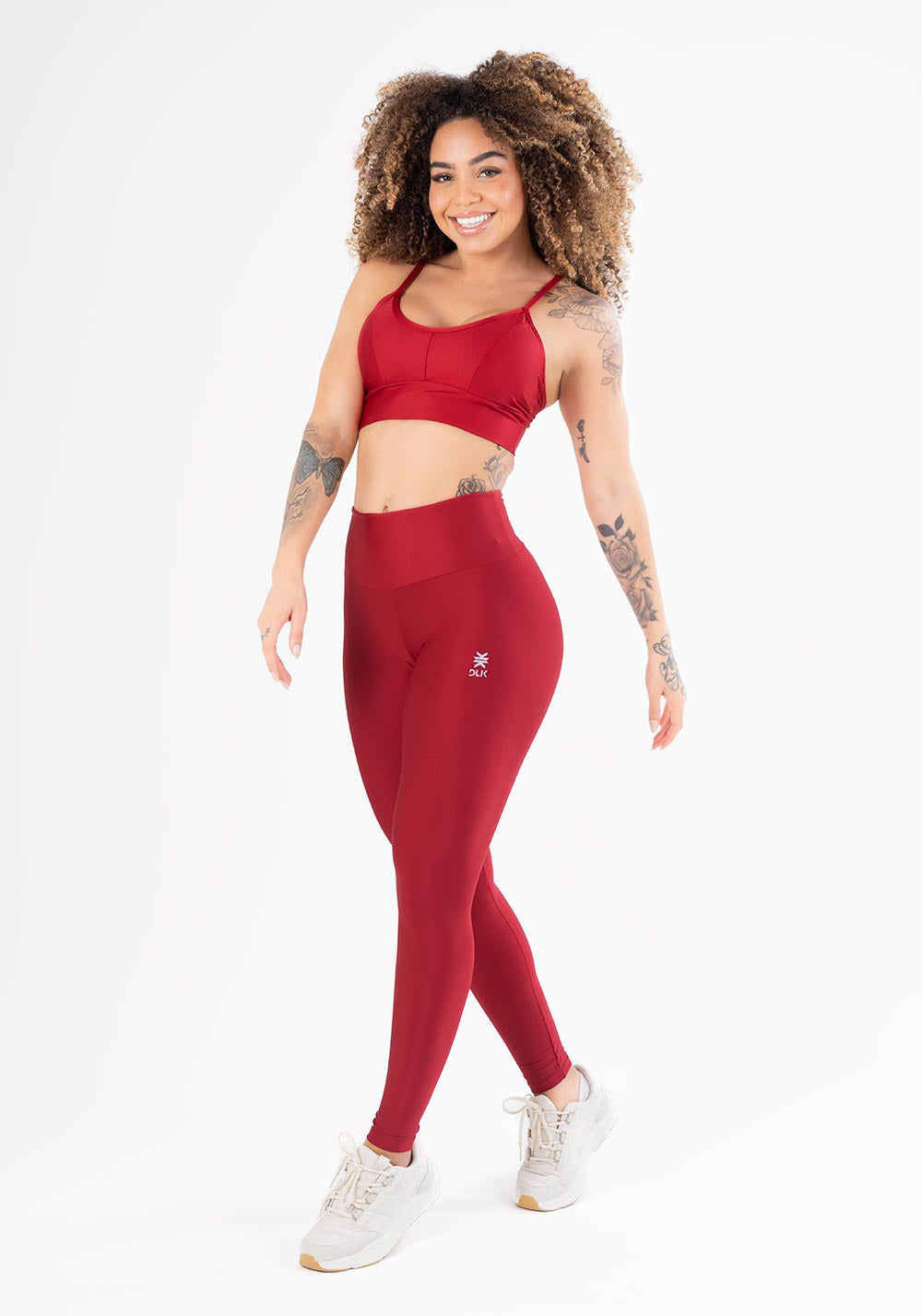 Top Equilibrium Vermelho Com Bojo E Alças Finas Dlk