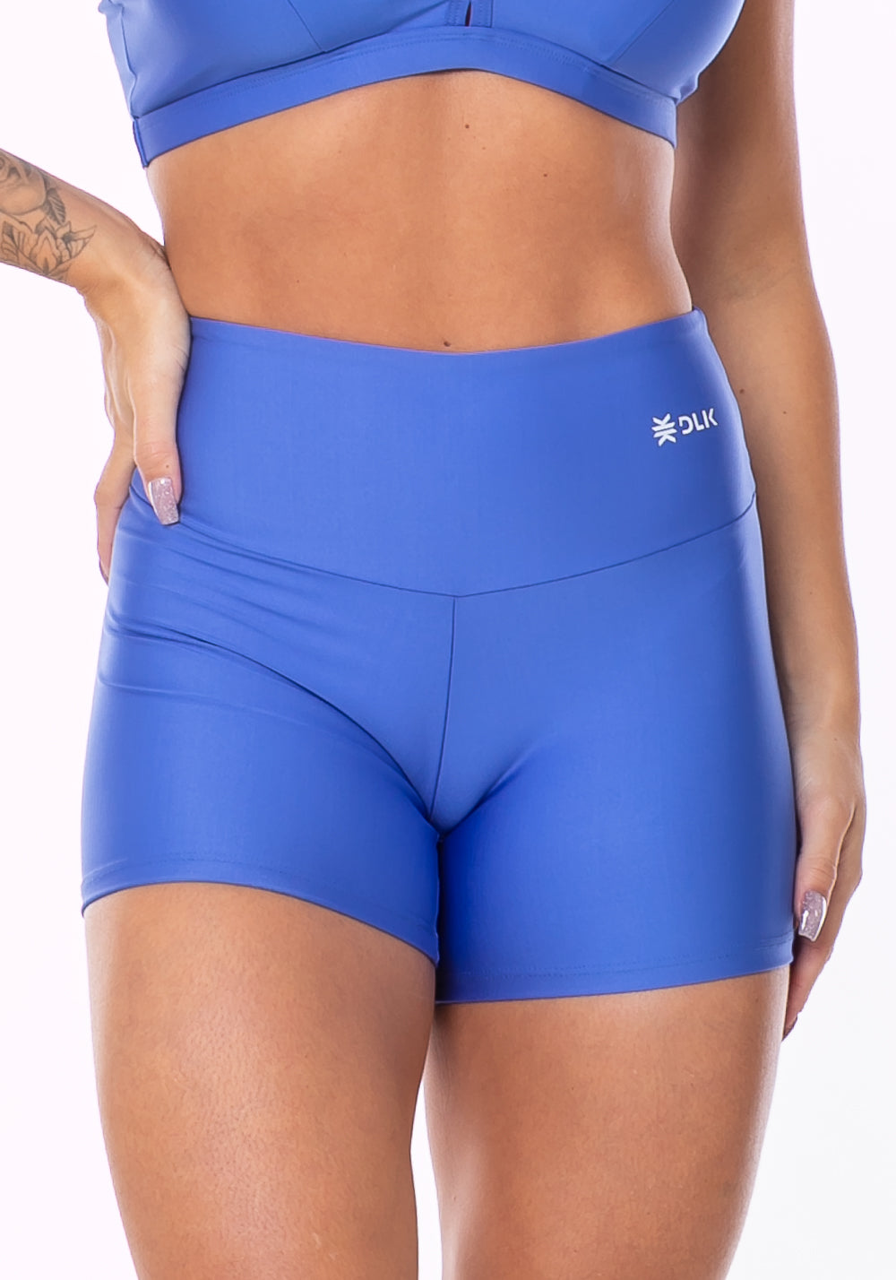 Short Equilibrium Azul Com Cós Largo Dlk