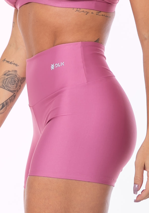 Short Equilibrium Rosa Com Cós Largo Dlk