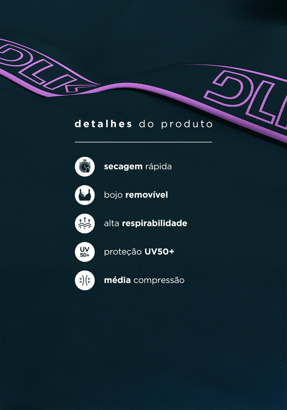Top Fitness Feminino Com Bojo E Alças De Elástico Activity Dlk Verde