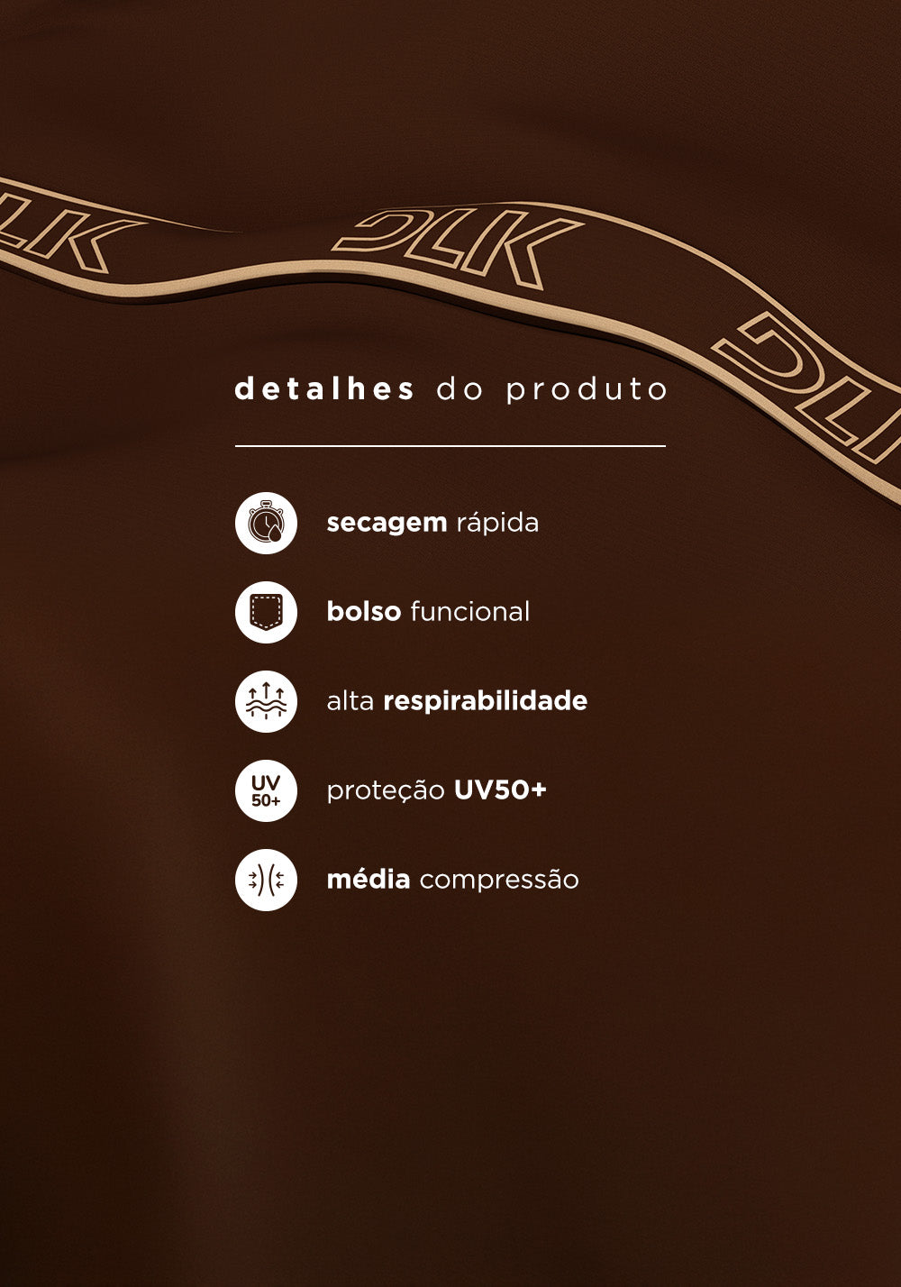 Short Fitness Feminino Com Bolsos E Elástico No Cós Activity Dlk Marrom