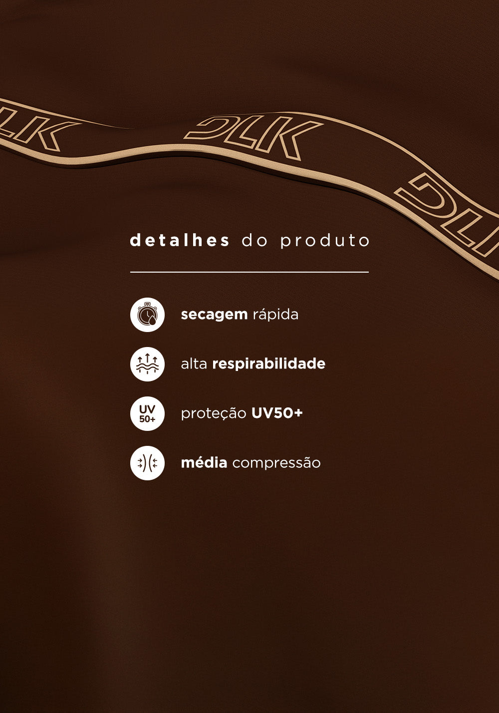 Bermuda Fitness Feminina Com Elástico Estreito Lateral Activity Dlk Marrom