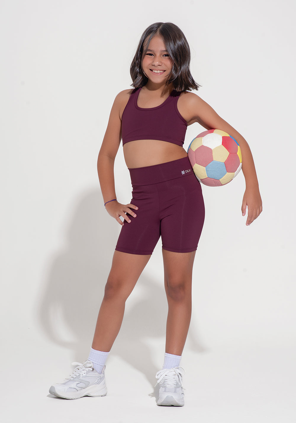 Short Nation Com Elástico Na Cintura Grafite Dlk – DLK Moda Fitness