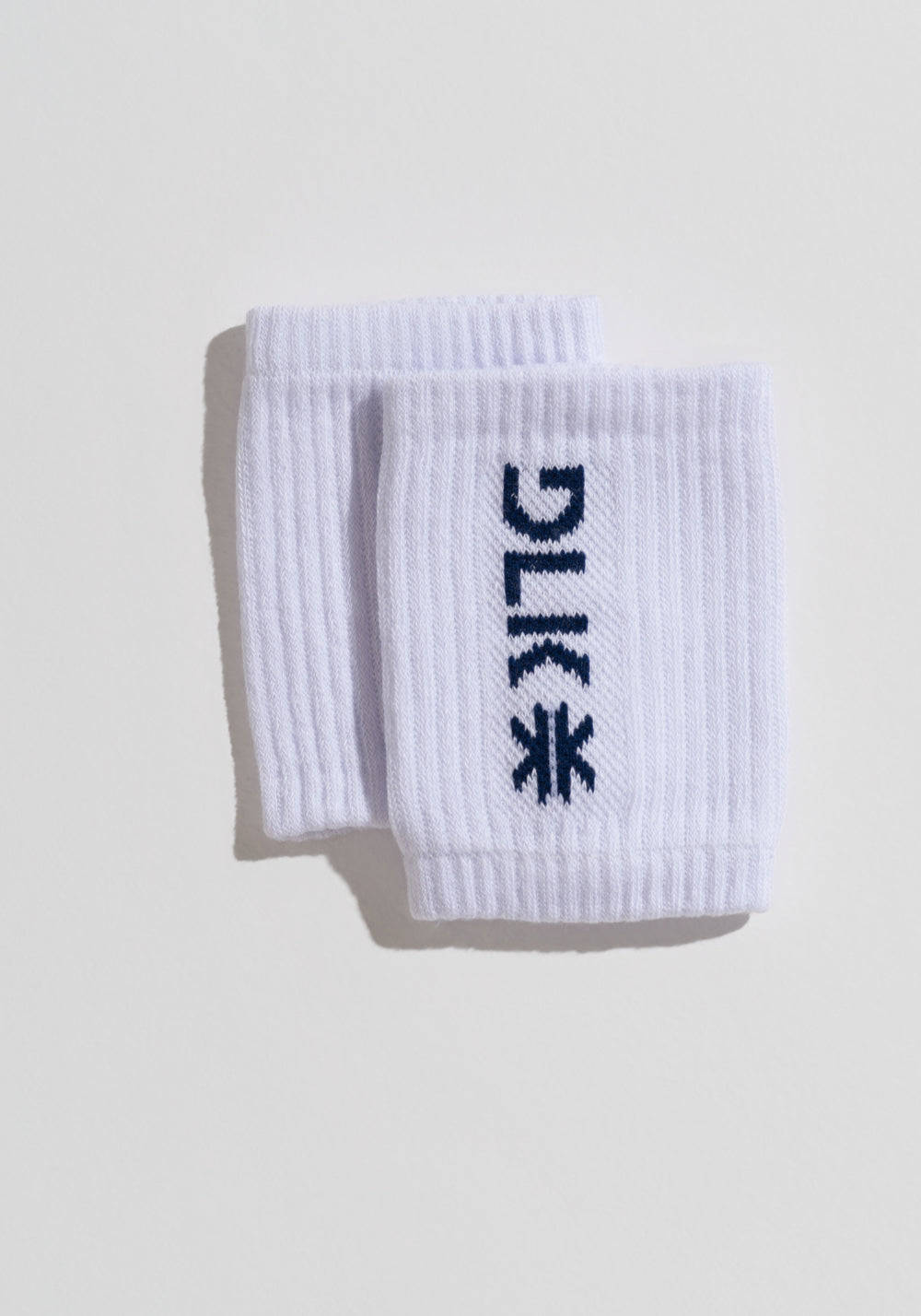 Munhequeira Fitness Dlk Branco Com Azul Marinho