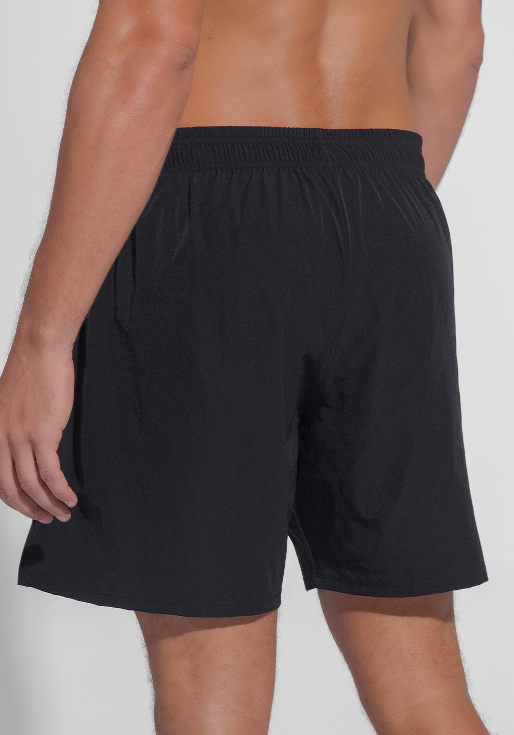 Bermuda Fitness Masculina Com Bolsos E Fenda Lateral Dlk Preto