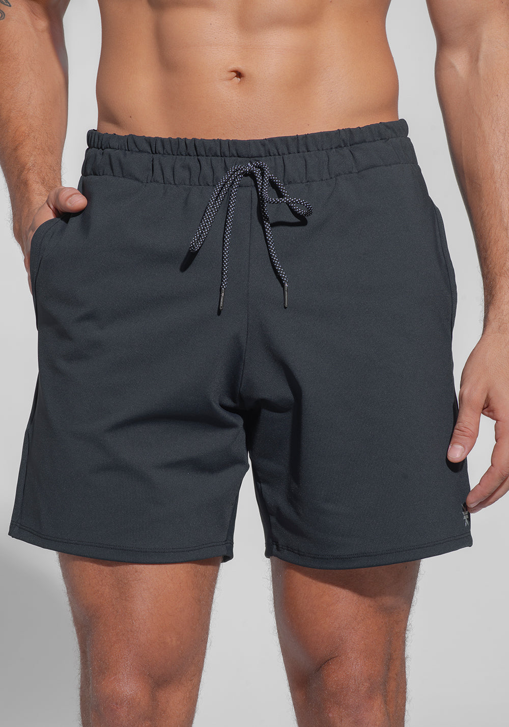 Short Fitness Masculino Com Bolsos Dlk Preto