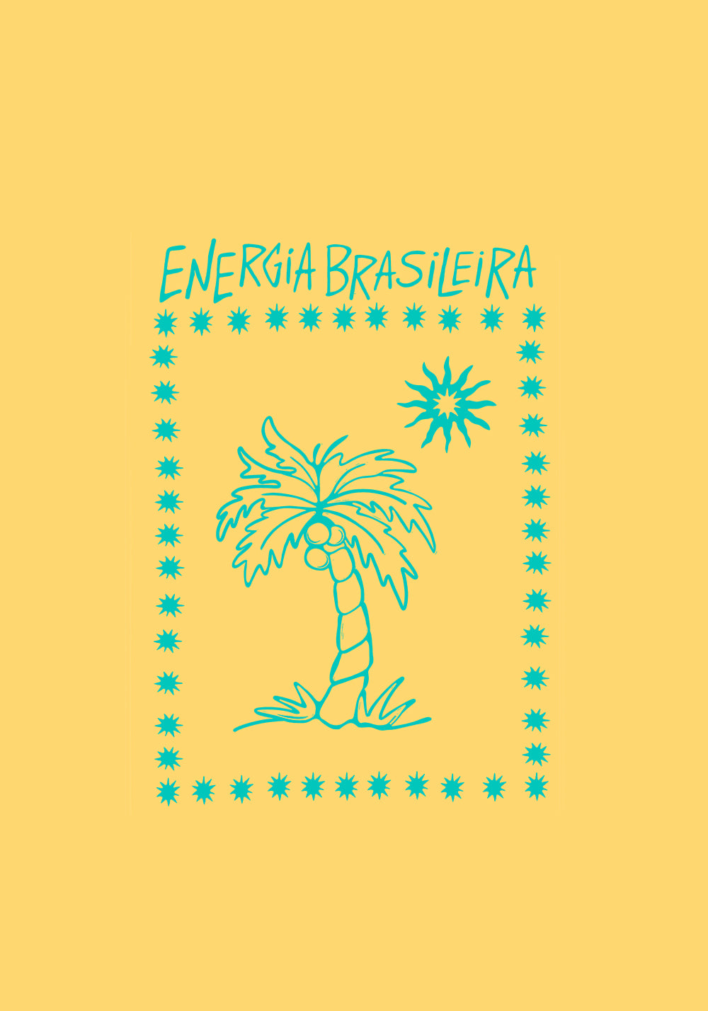 Camiseta Nadador Feminina Tule Energia Brasileira Dlk Amarelo