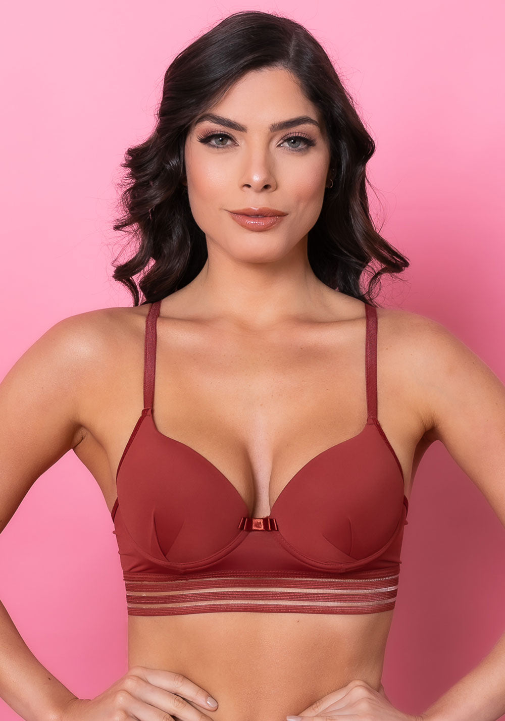 Sutiã Meia Taça Com Bojo Intimate Em Microfibra Telha Dlk – DLK