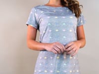 Camisola Sem Bojo Intimate Mescla Com Estampa Coração Dlk