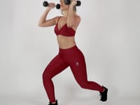 Calça Legging Equilibrium Vermelha Dlk