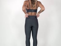 Calça Legging Equilibrium Cinza Com Cós Largo Dlk