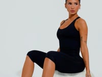Cropped Fitness Feminino Com Alças Reguláveis Soul Dlk Preto