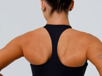 Top Fitness Feminino Modelo Nadador Com Recortes Soul Dlk Preto