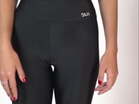 Calça Legging Happiness Com Recortes Preta, Grafite E Prata Dlk